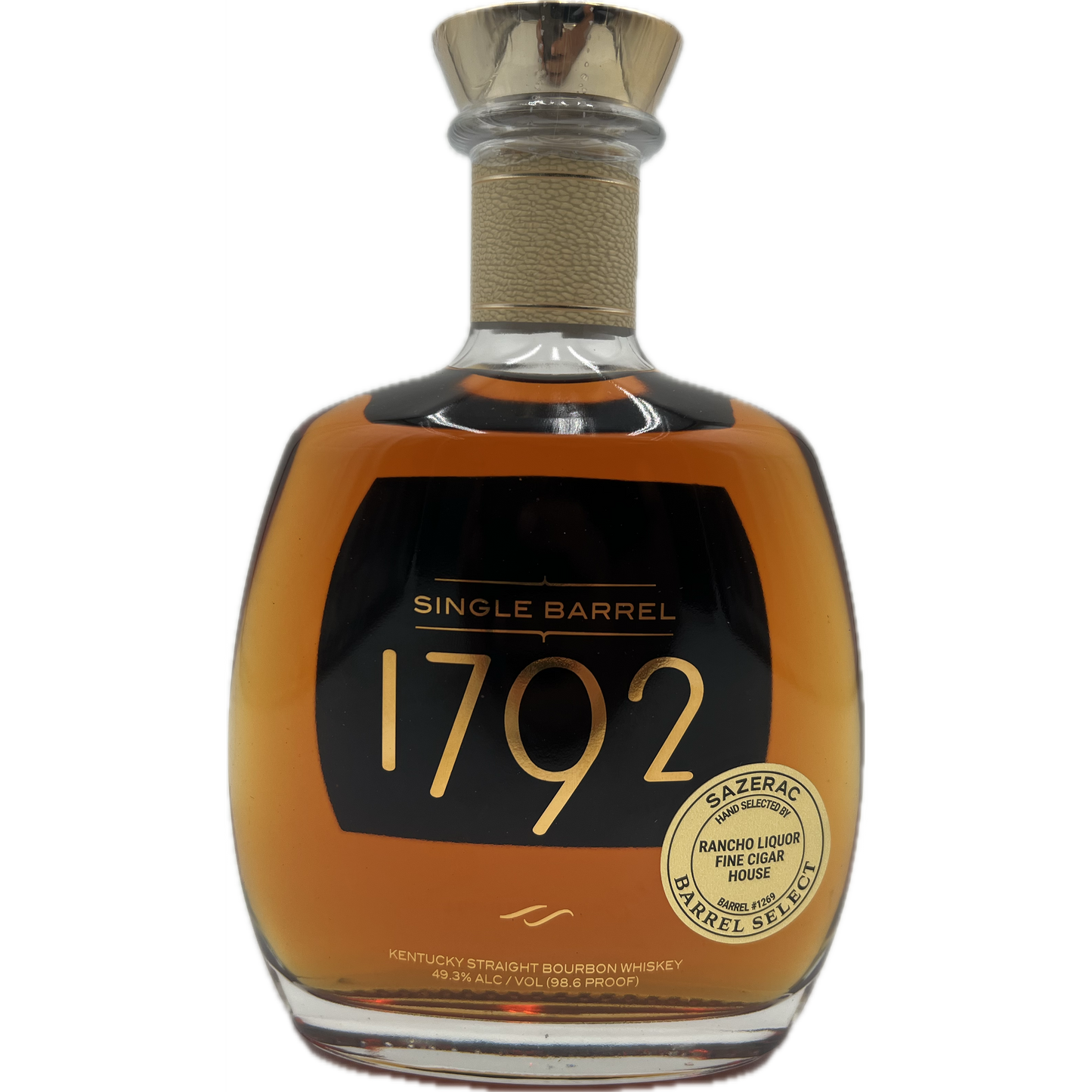 1792 Single Barrel Bourbon - Hand Selected By Rancho Liquor 750 ml