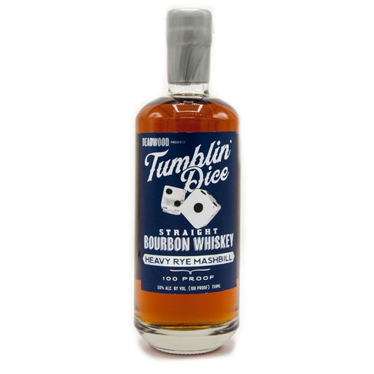 Deadwood Tumblin' Dice 3 Year Old Heavy Rye Bourbon Whiskey 750mL