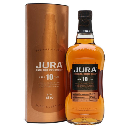 Jura 10 Year Old Single Malt Scotch Whisky 750mL