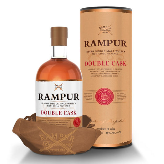 Rampur Double Cask Single Malt Whisky 750mL