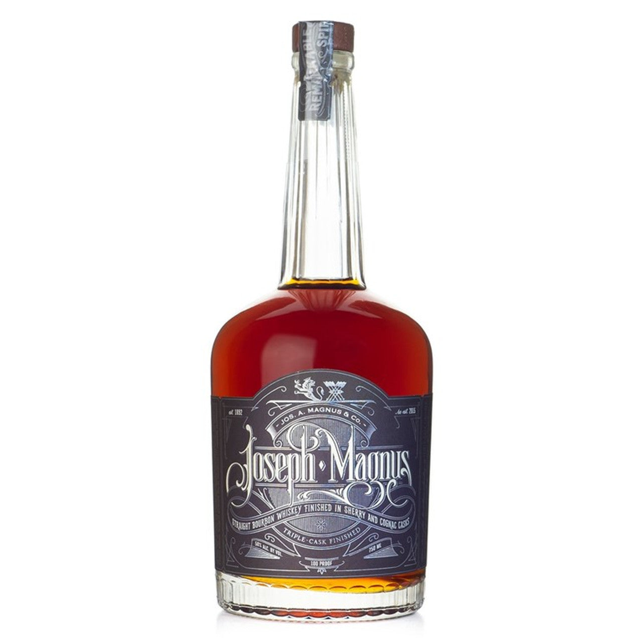 Joseph Magnus Straight Bourbon Triple-Cask Finished 750mL