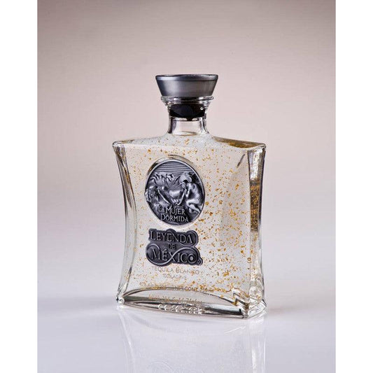 Leyenda de Mexico Tequila Blanco With Gold Flake 750mL