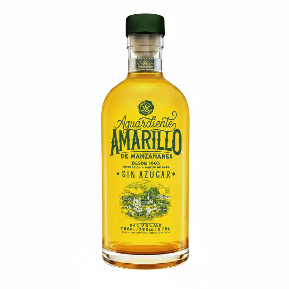 Amarillo de Manzanares Sin Azucar Aguardiente