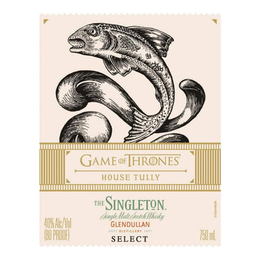 The Singleton Glendullan Select Game of Thrones House Tully Single Malt Scotch Single Malt Scotch 750mL