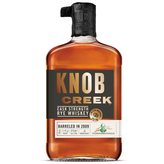 Knob Creek Cask Strength Rye Whiskey 750mL