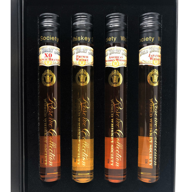 World Whiskey Society 4 Piece Gift Set 100mL Bottles