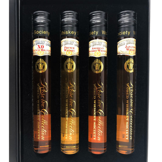 World Whiskey Society 4 Piece Gift Set 100mL Bottles