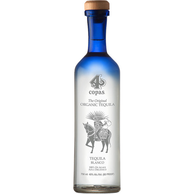 4 Copas Organic Tequila Blanco 750mL