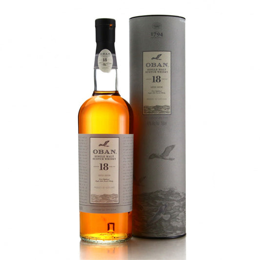 Oban 18 Years Single Malt Scotch Whisky Limited Edition 750mL