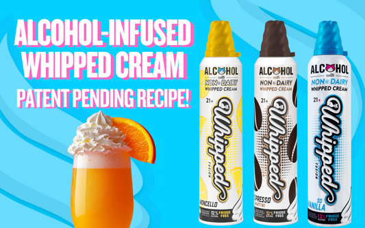 Alcohol Non Dairy Whipped Cream 6 Pack 15% Discount ( So Vanilla / Espresso Martini / Alcohol Limoncello )
