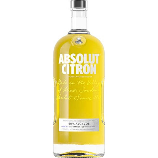 Absolut  Vodka Citron 80 750ml