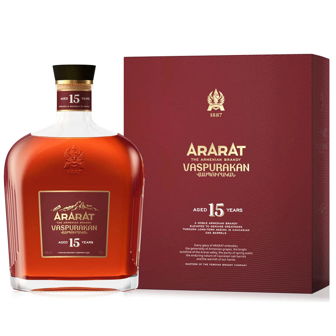 Ararat Vaspurakan 15 Year Old Armenian Brandy 750mL