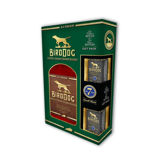 Bird dog Kentucky Straight Bourbon Whiskey 84 Proof 750ml With 2x 7yo 50ml