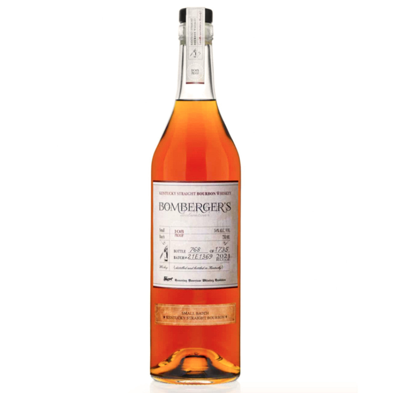 Bomberger's Declaration Kentucky Straight Bourbon Whiskey 750mL