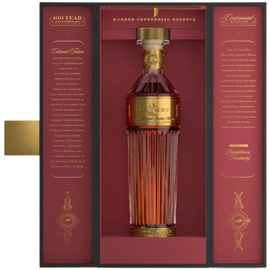 Calumet Farm 18 Year Bourbon Trophy Decanter 100th Anniversary Release 750 mL