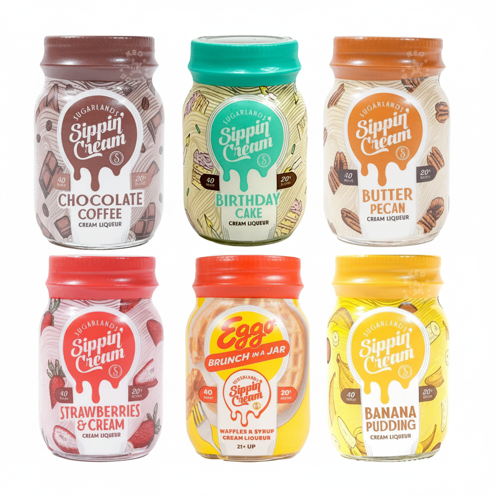 Sugarlands Sippin' Cream 50ml Variety 6 Pack