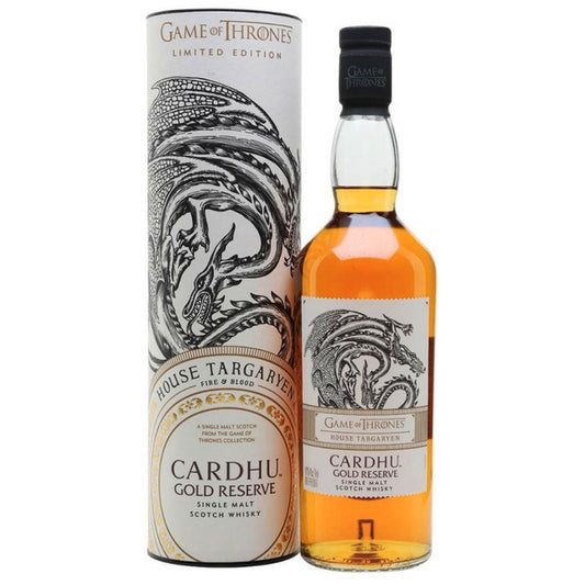 Game Of Thrones House Targaryen - Cardhu Gold Reserve - Single Malt Scotch 750mL