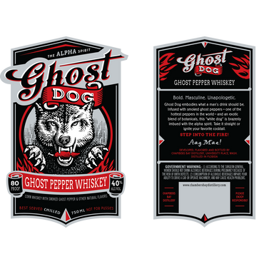 Ghost Dog Ghost Pepper Whiskey 750mL