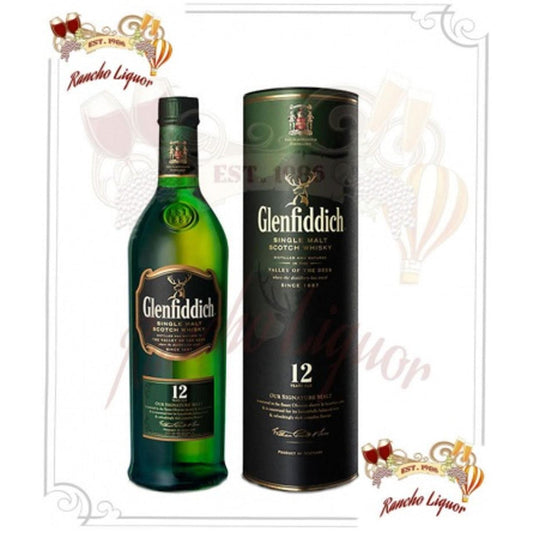 Glenfiddich 12 Year Single Malt Scotch Whiskey