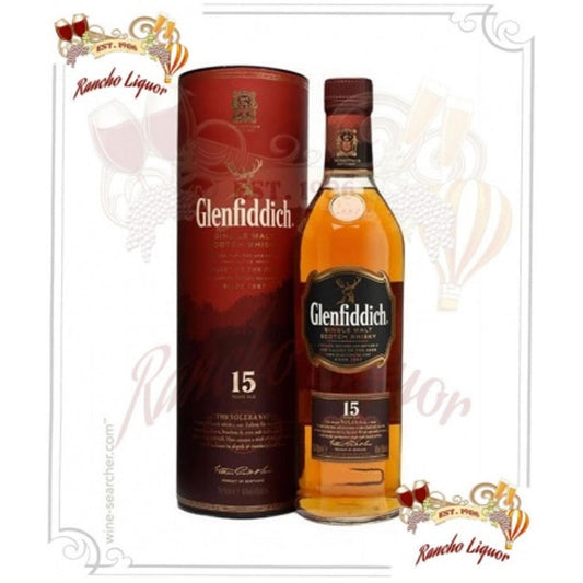 Glenfiddich 15 Year Single Malt Scotch Whiskey