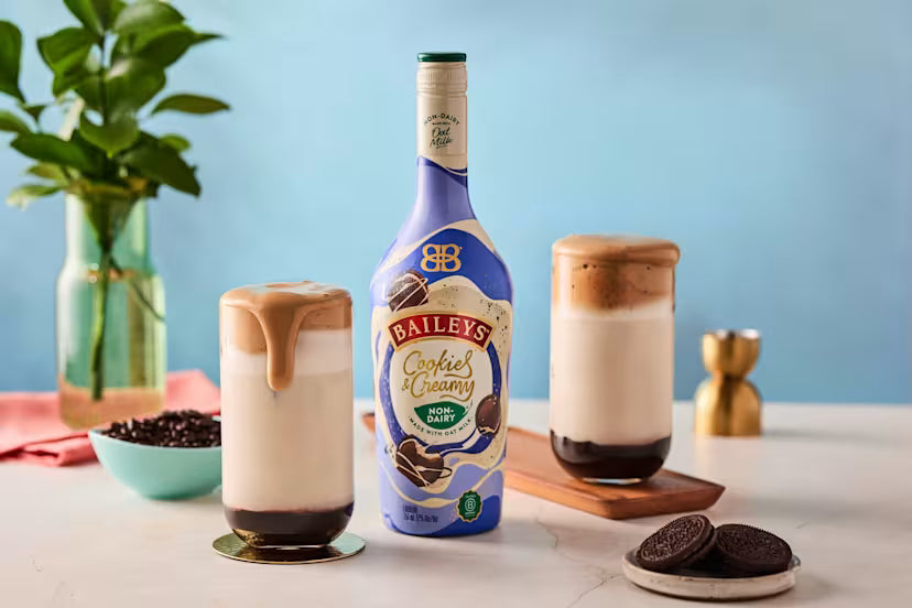 Baileys Cookies and Creamy Non-Dairy Liqueur Made with Oat Milk