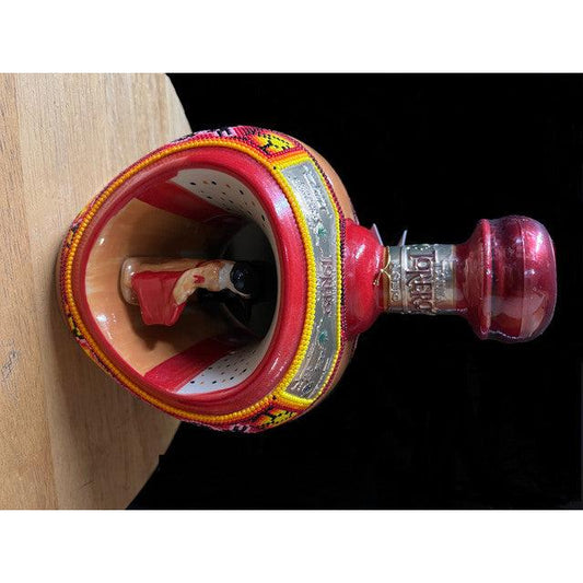 Torero Tequila Reposado Ceramic Bullfighter Beaded 750mL