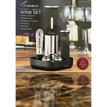 Rabbit 8 Piece Electric Wine Set