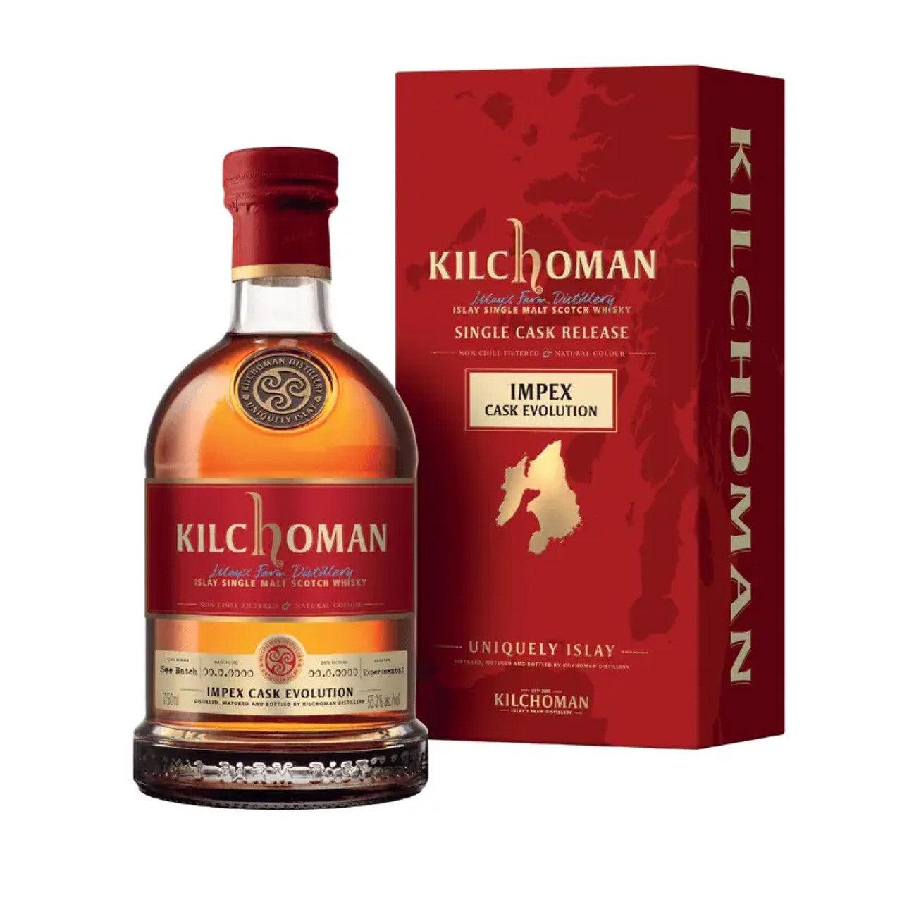 Kilchoman 15 Year Old Oloroso Sherry Cask Impex Cask Evolution Scotch Whiskey 750mL