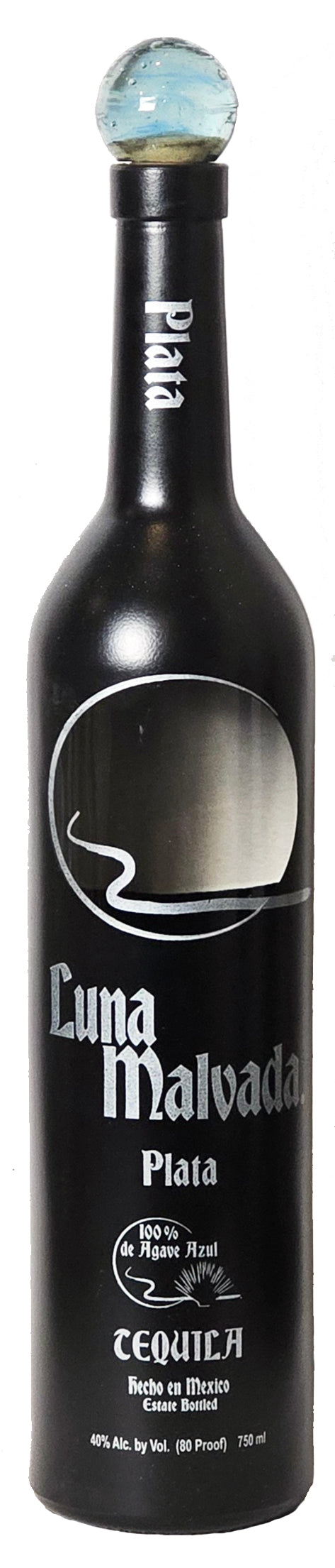 Luna Malvada Plata Tequila 750ml