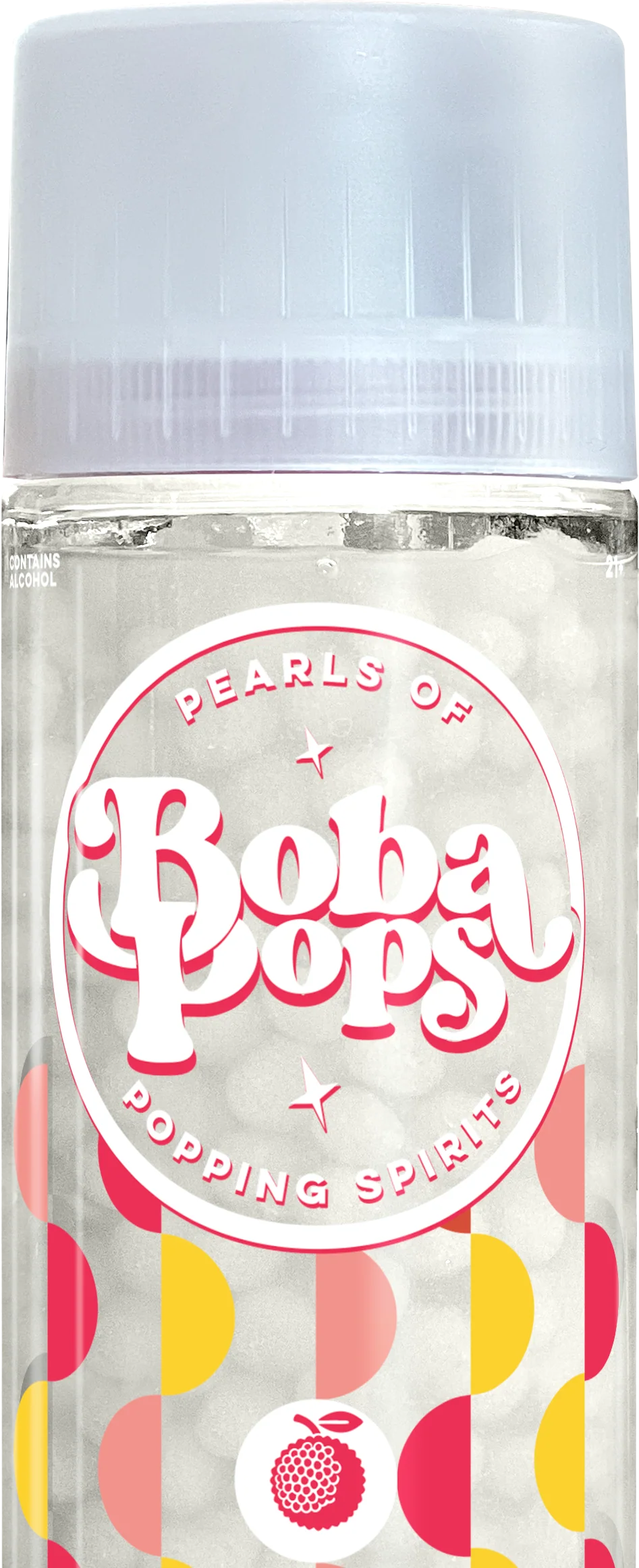 Alcohol Pearls of Boba Pops Popping Spirits - Lychee 375ml
