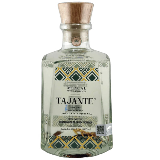 Tajante 100% Agave Tequilana Joven Mezcal with Scorpion