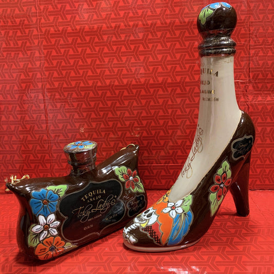 Teky Lady's Tequila Añejo High Heel and Purse Set Each 375mL - 1