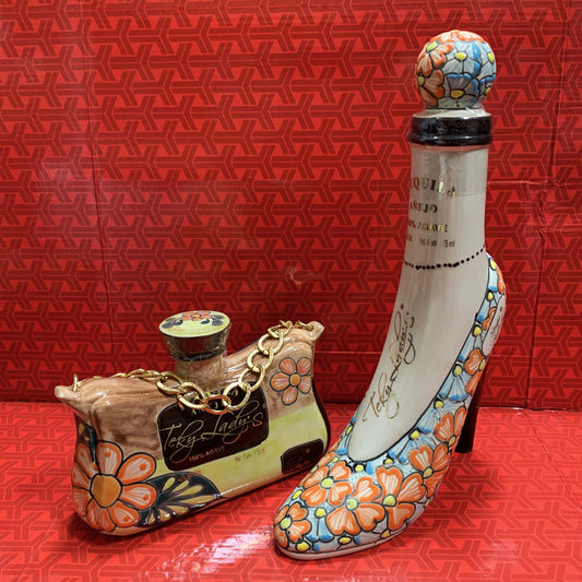 Teky Lady's Tequila Añejo High Heel and Purse Set Each 375mL - 2