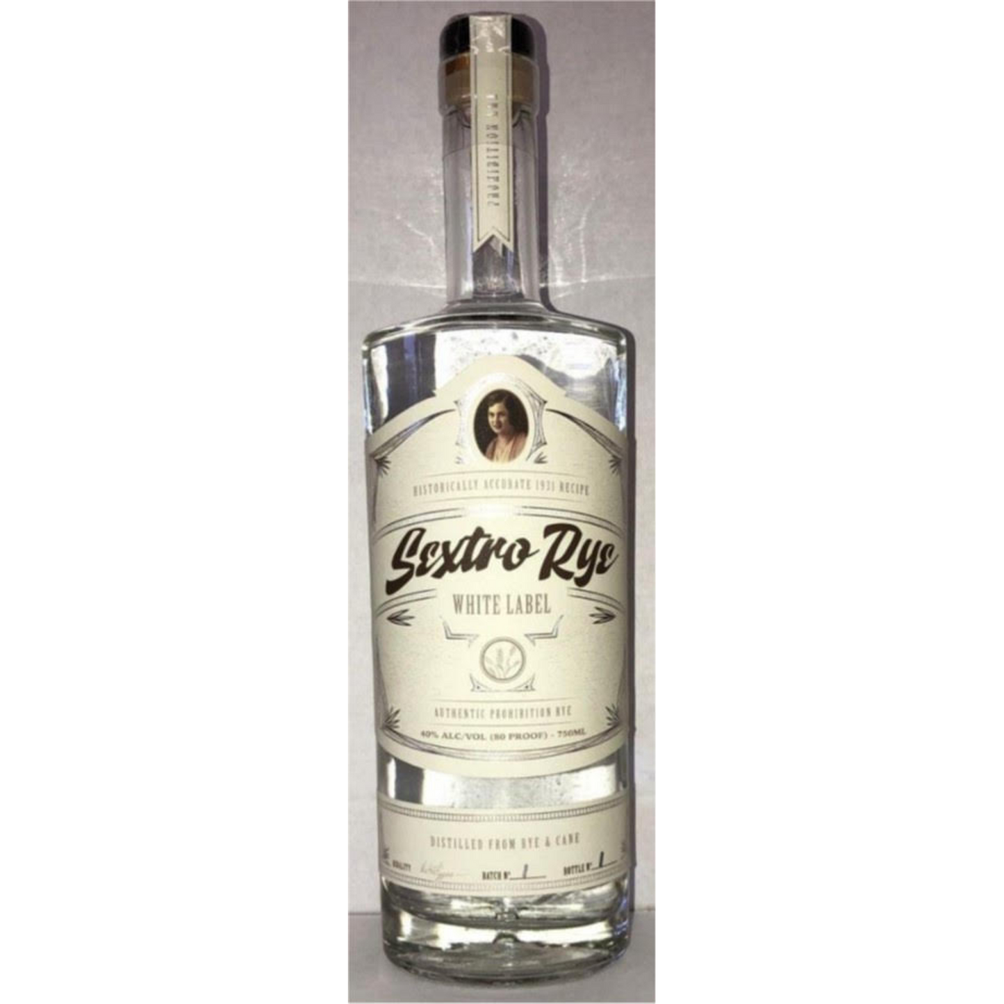 Sextro Rye Whiskey White Label 750mL