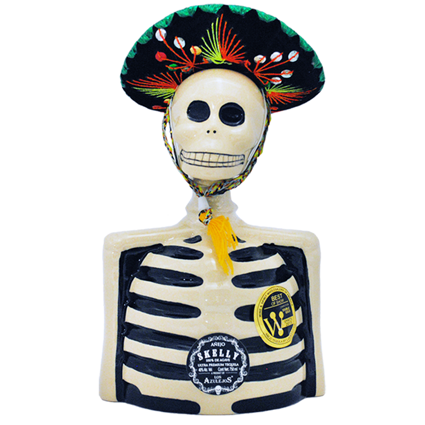 Los Azulejos Skelly Anejo 750mL