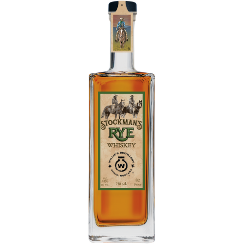 Willie's Stockman’s Rye Whiskey 750ml