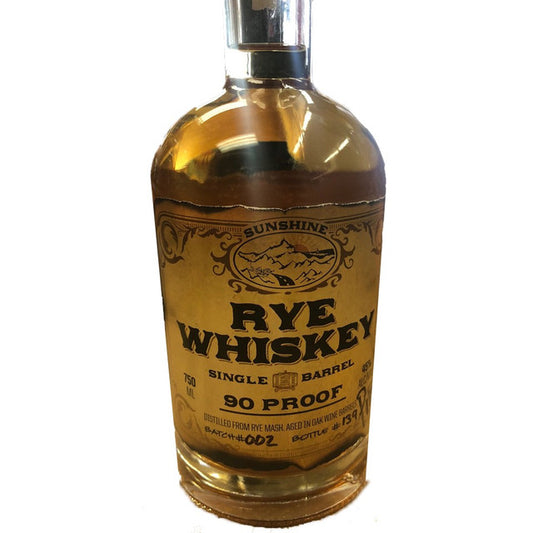 San Diego Sunshine Single Barrel Straight Rye Whiskey 750mL