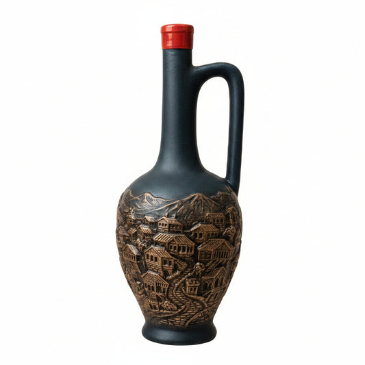 Kartuli Marani Kindzmarauli Red Semi-Sweet Wine Ceramic 750ml Lalkani