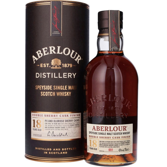 Aberlour 18 Year Old Double Sherry Cask Finish Speyside Single Malt Scotch 750mL