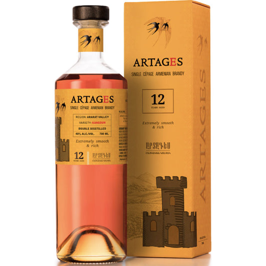 Artages Single Cépage Armenian Brandy 12 Years Old 750mL