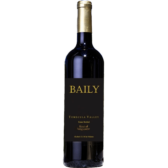 Baily Rosé of Sangiovese Temecula Valley 750mL