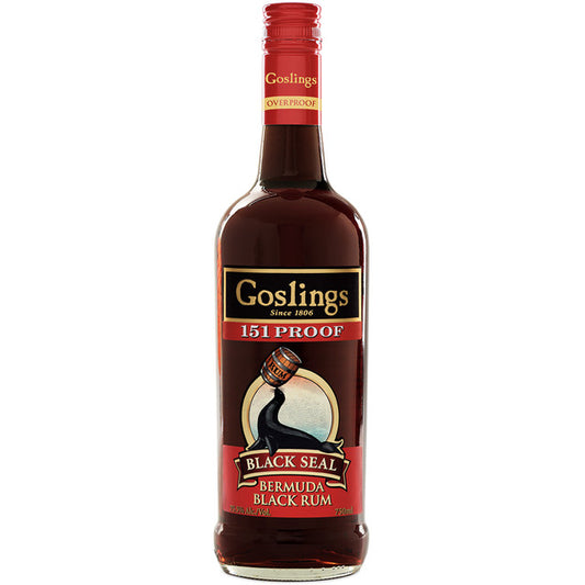 Goslings Black Seal 151 Proof Rum 750mL