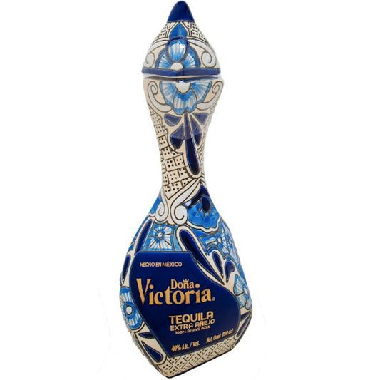 Dona Victoria Tequila Extra Añejo Blue Bottle 750mL