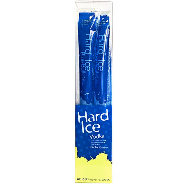 Hard Ice Blue Bullet Vodka Freezies 200mL – 6 pack
