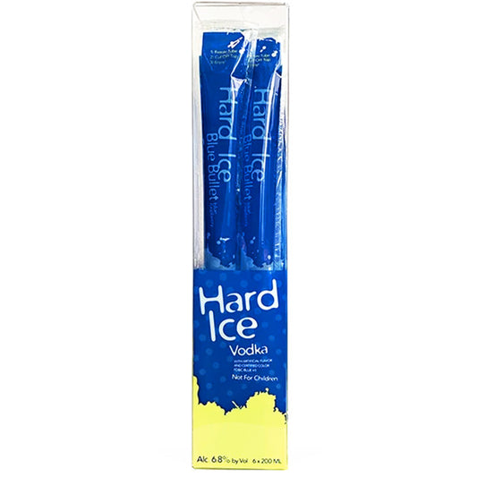 Hard Ice Blue Bullet Vodka Freezies 200mL – 6 pack