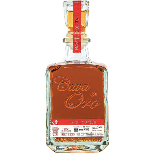 Cava de Oro Tequila Añejo 750mL