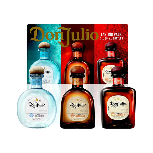 Don Julio Tasting 3x50ml Pack Tequila Blanco, Reposado, Añejo