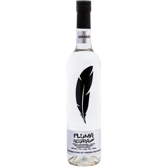 Pluma Negra Mezcal Espadín 40% ABV 750mL