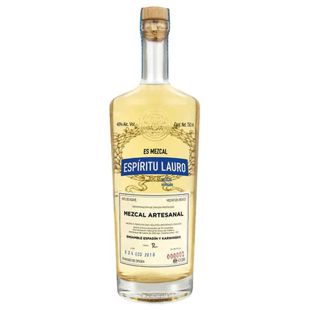Espíritu Lauro Mezcal Reposado 750mL