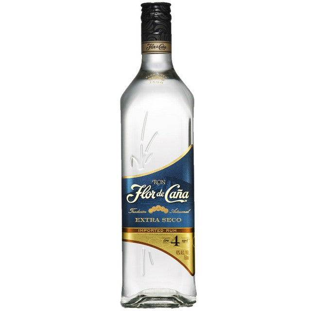 Flor de Caña 4 Year Extra Dry Rum 750mL